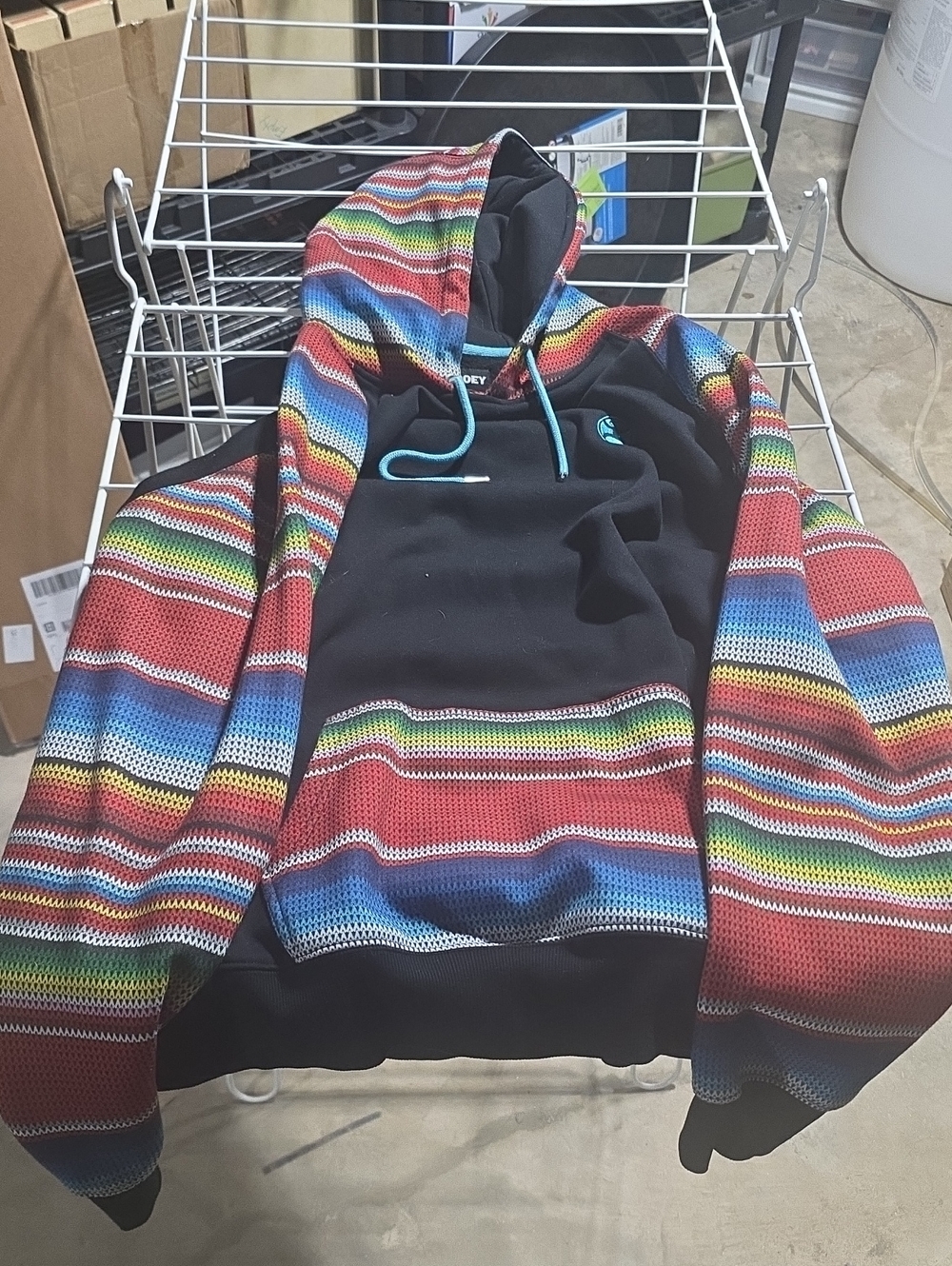 Womens Hooey Multicolor Hoodie XXL
